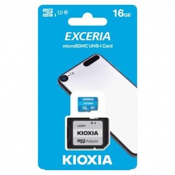 KIOXIA CARTAO MEMORIA MICRO SDXC 16GB ADAPT C10 R100