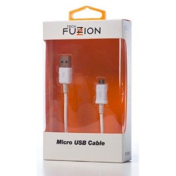 TECH FUZZION MICRO USB CABLE WH