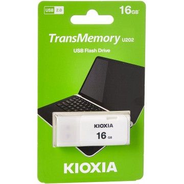 KIOXIA PEN DRIVE 16GB USB 2.0 U202 BRANCO