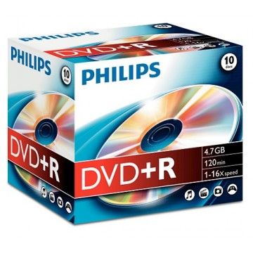 PHILIPS DVD+R 120MIN 4,7GB 16x
