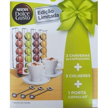 DOLCE GUSTO KIT CAPPUCCINO 1SUPORTE+2CHAVENAS+3COLHERES