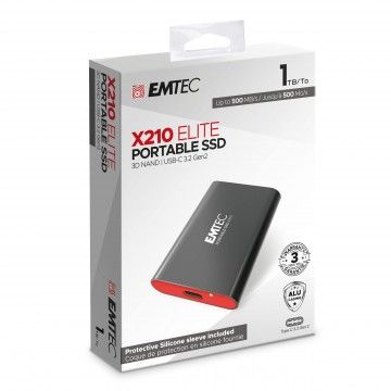 EMTEC DISCO EXTERNO SSD 1TB X210 USB 3.2