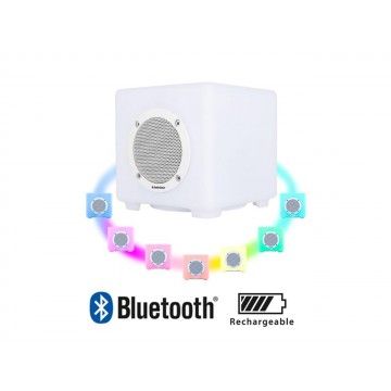 AUDIOSONIC COLUNA LED BLUETOOH 6WATT BATERIA CARREGA POR USB