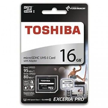 TOSHIBA CARTAO MEMORIA MICRO SDHC 16GB ADAPT C10 EXCER