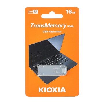 KIOXIA PEN DRIVE 16GB USB 3.2 U366 METAL