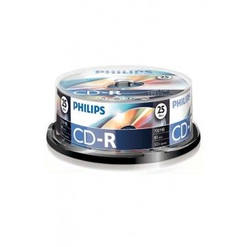 PHILIPS CD-R 80MIN 700MB 52x SP (25)