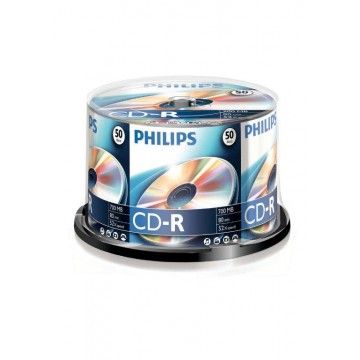 PHILIPS CD-R 80MIN 700MB 52x SP (50)