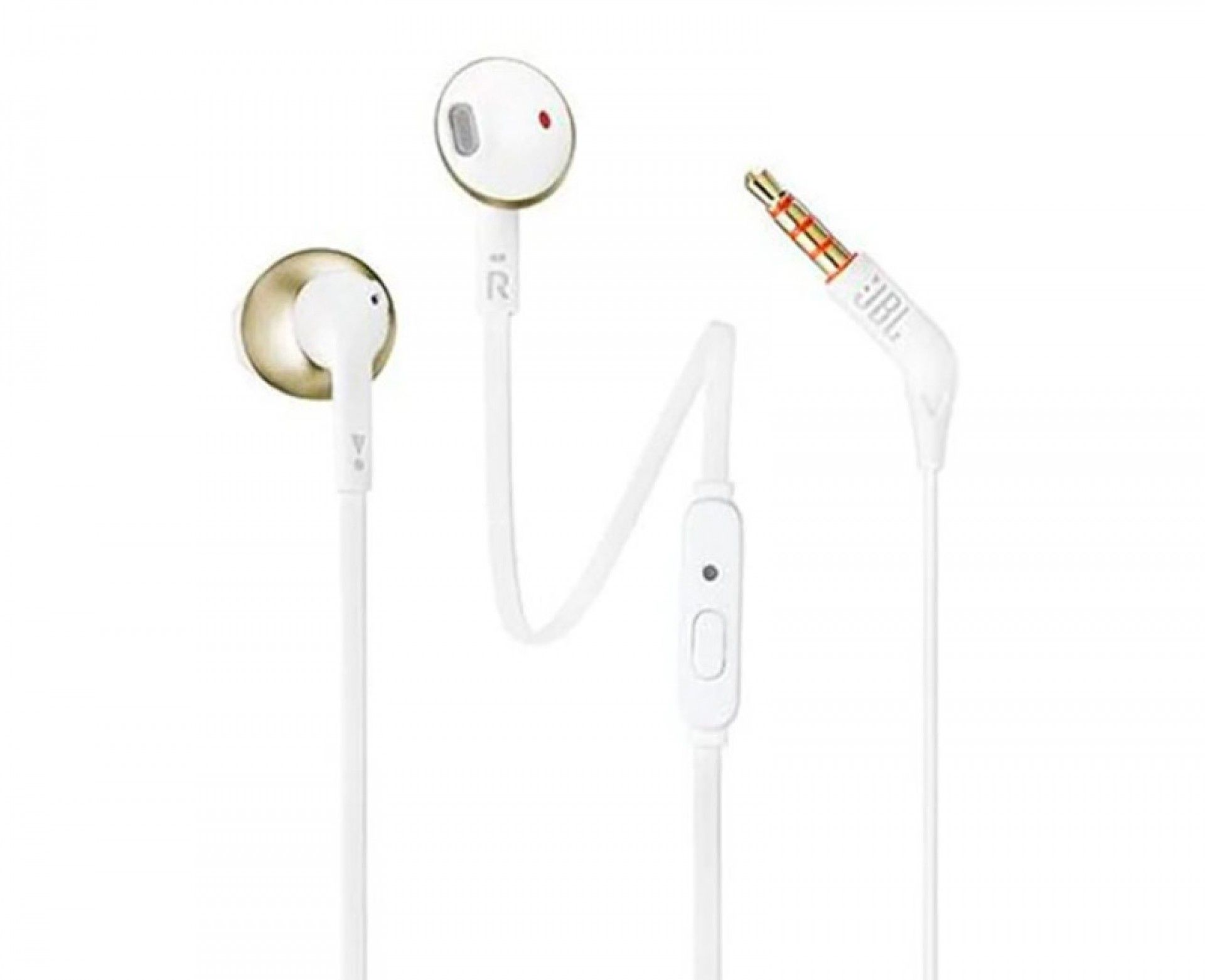 JBL AURICULAR C/ MICROFONE BRANCO/PRATA