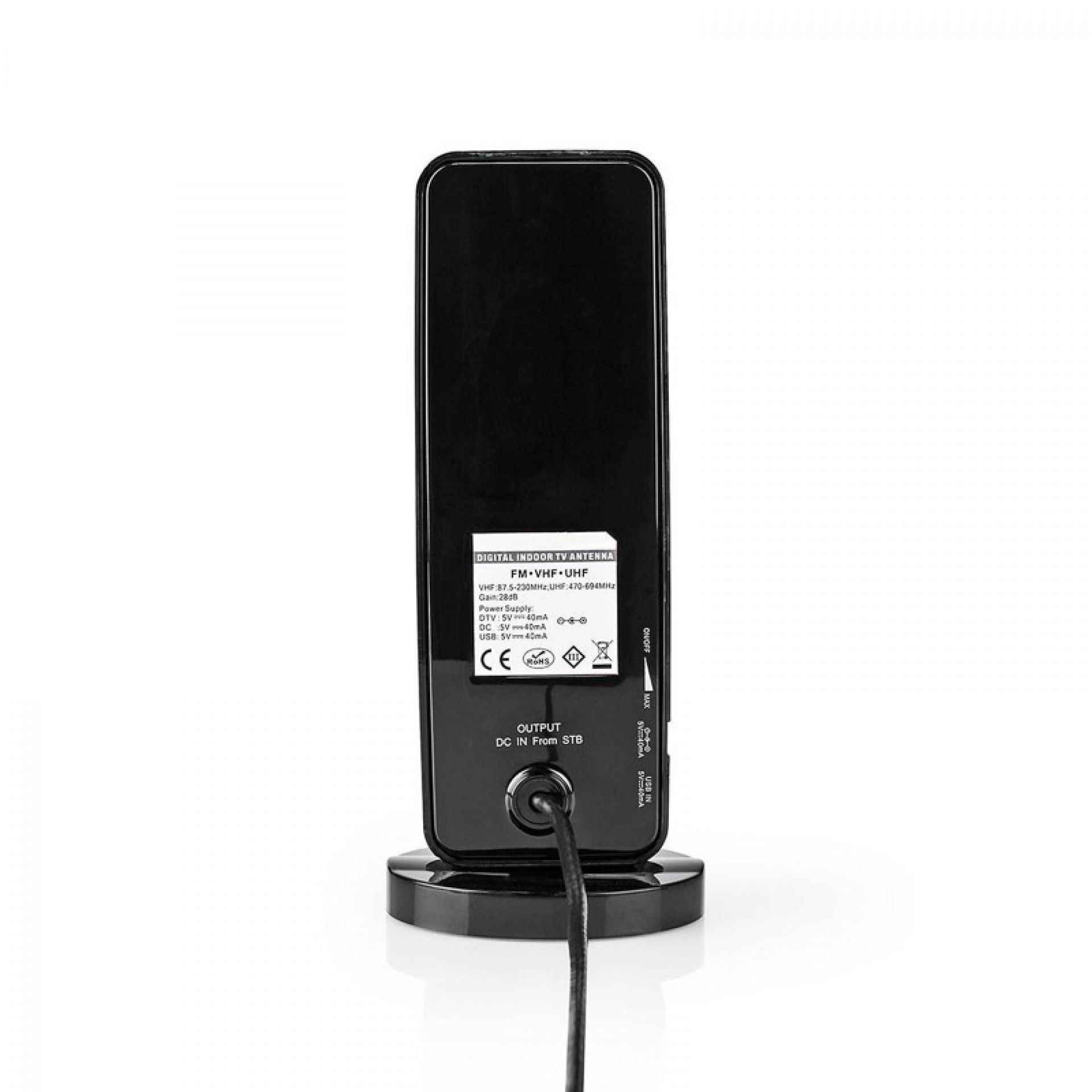 NEDIS ANTENA INTERIOR HDTV 0-15KM FM/VHF/UHF