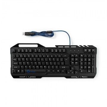 NEDIS TECLADO GAMING ILUMINAAO LED USB 2.0