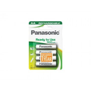 PANASONIC PILHAS RECARREGAVEIS AA/P6 1900MHA BLISTER 4 PI