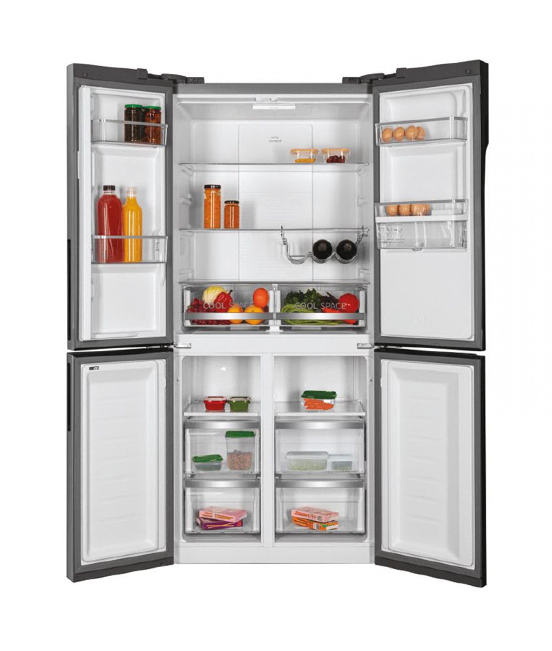 HOOVER SIDE BY SIDE 1830X836X636MT DA NF INOX (E)