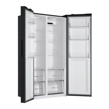 HAIER SIDE BY SIDE 1,77X0,90X0,65MT NF PRETO (E)