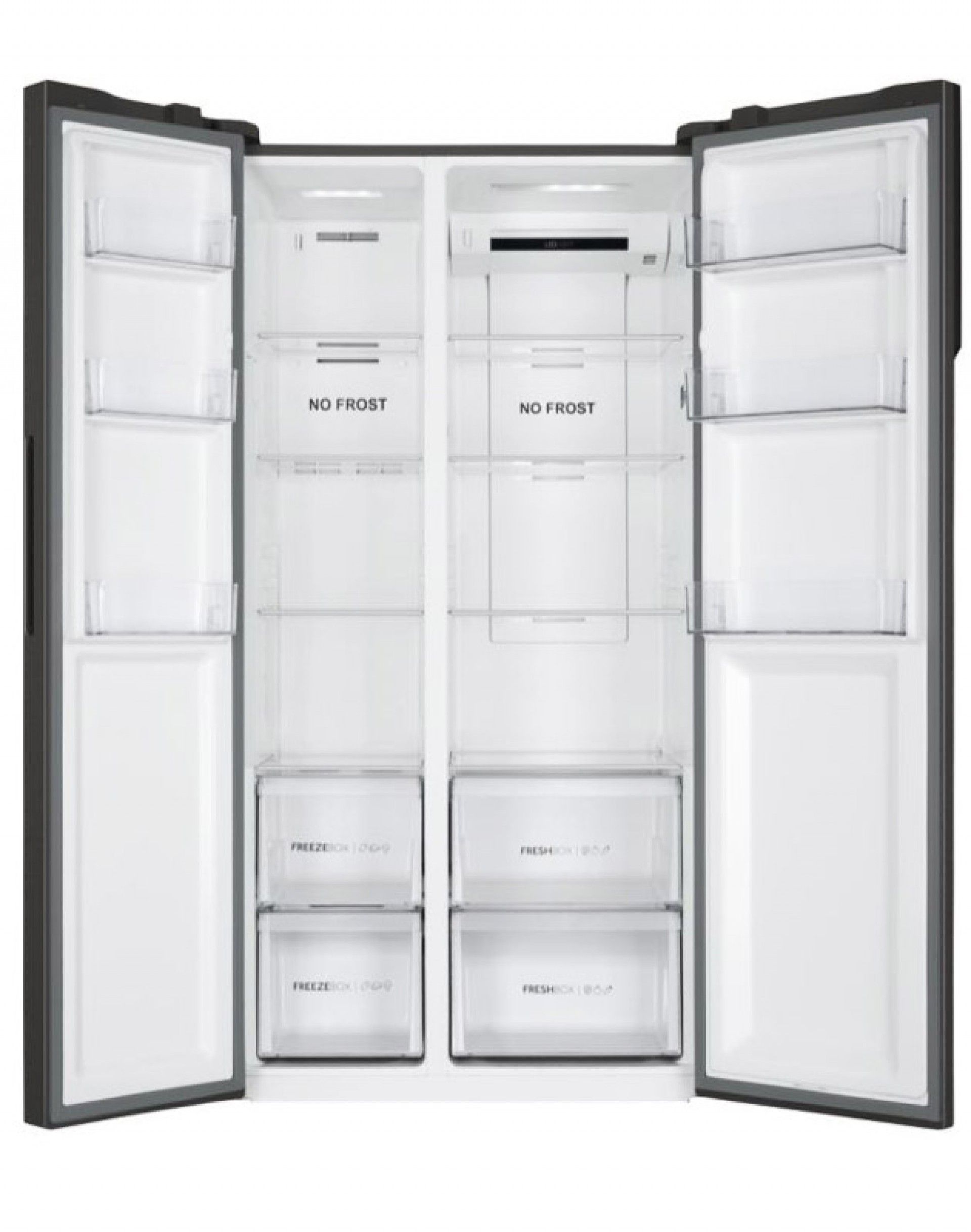 HAIER SIDE BY SIDE 1,77X0,90X0,65MT NF PRETO (E)