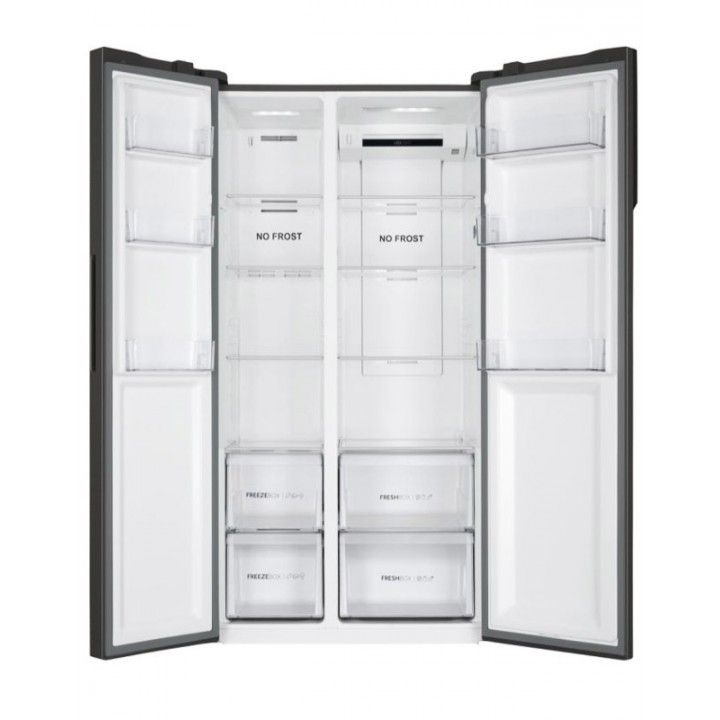 HAIER SIDE BY SIDE 1,77X0,90X0,65MT NF PRETO (E)