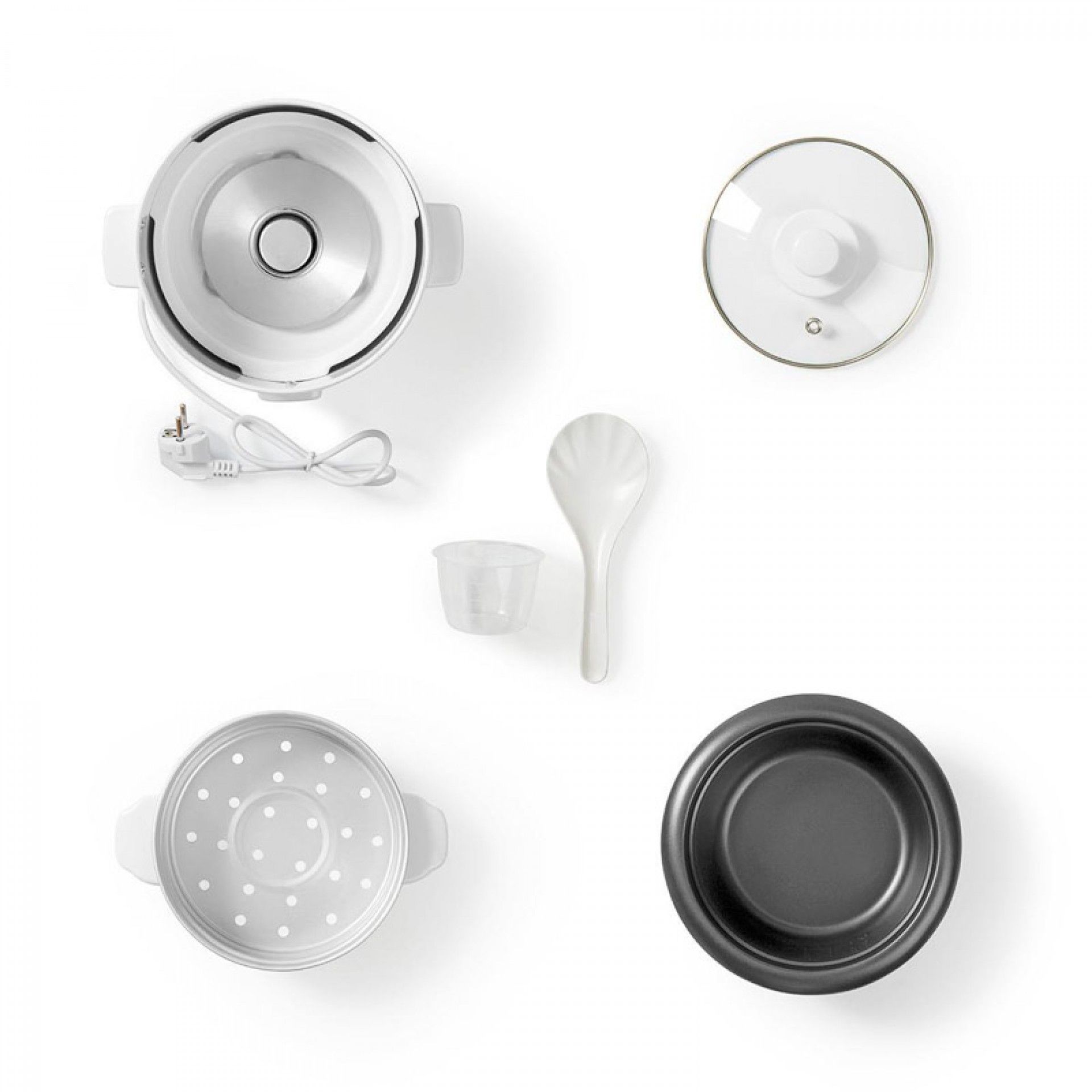 NEDIS PANELA COZER ARROZ CAPACIDADE 0,6LT 300W