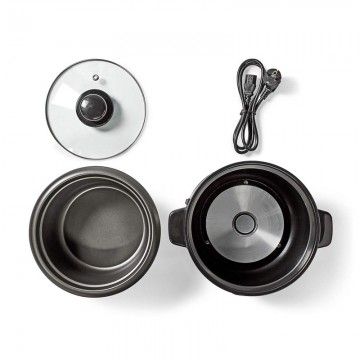 NEDIS PANELA COZER ARROZ CAPACIDADE 1,5LT 500W INOX