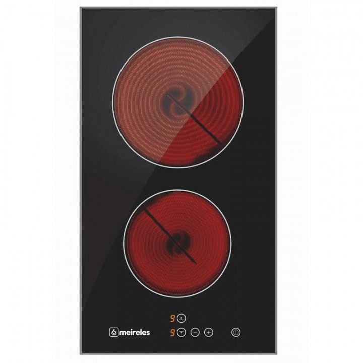 MEIRELES PLACA DOMINO VITROCERAMICO 30CM VIDRO BISELADO