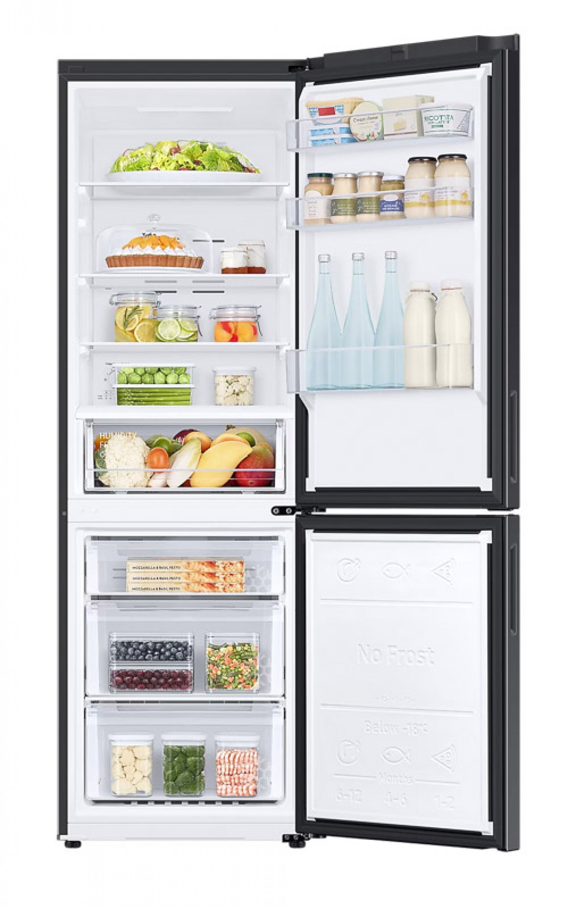 SAMSUNG COMBINADO 1853X595X595MT 344LT NF PRETO (E)