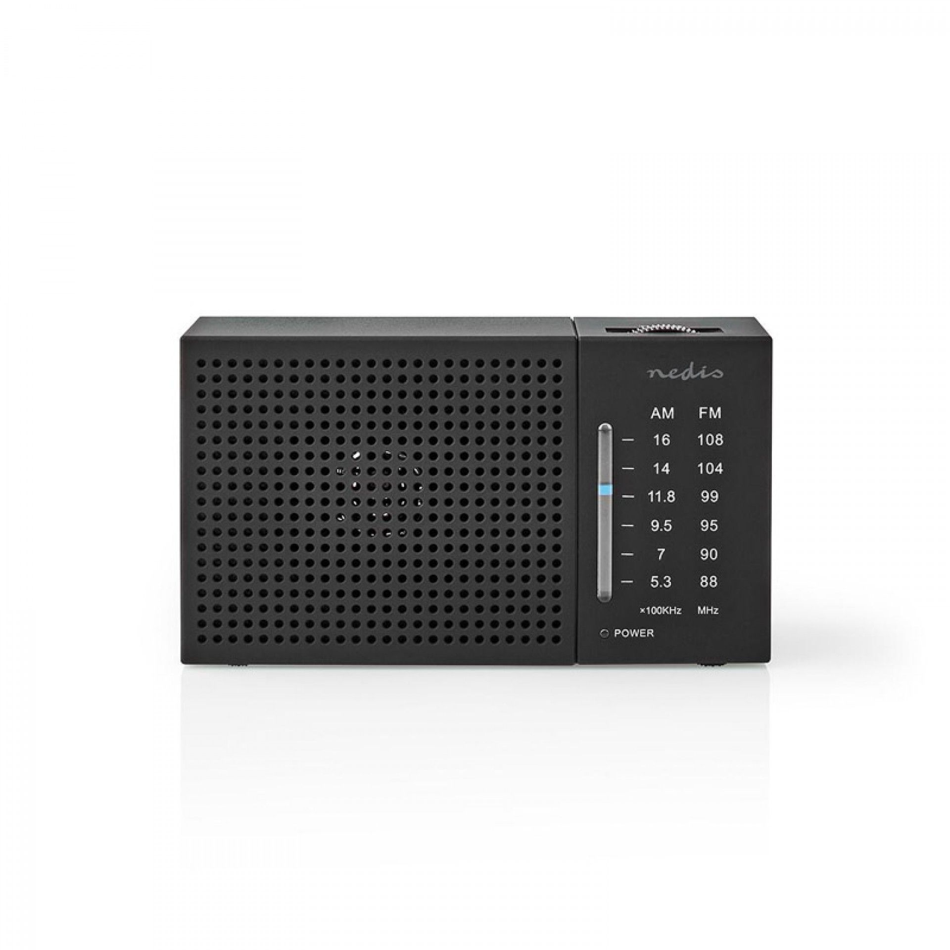 NEDIS RADIO PORTATIL 1.5W AM/FM BATERIA ANALOGICO