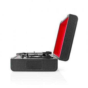 NEDIS GIRA DISCOS 33/45/78RPM 2X9W BT USB PRETO