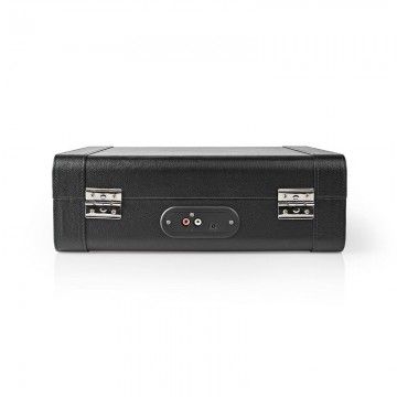 NEDIS GIRA DISCOS 33/45/78RPM 2X9W BT USB PRETO