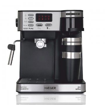 HAEGER MAQUINA CAFE EXPRESSO 850W+600W CAFE MOIDO