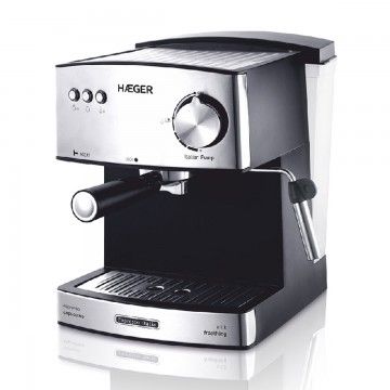 HAEGER MAQUINA CAFE EXPRESSO 850W CAFE MOIDO/PASTILHA