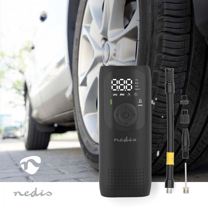 NEDIS COMPRESSOR DE AR RECARREGAVEL