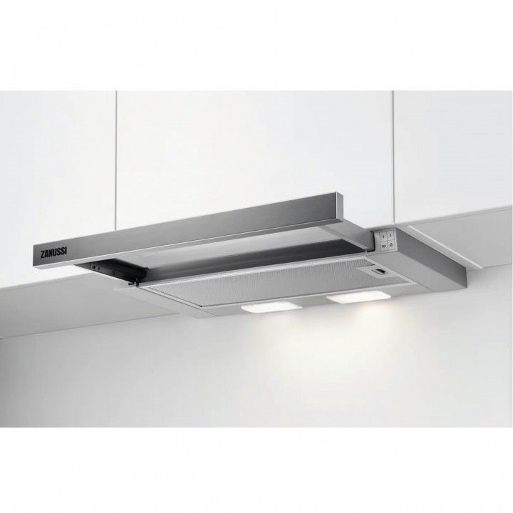 ZANUSSI EXAUSTOR GAVETA 60CM 3VELOC 330M3/H INOX C