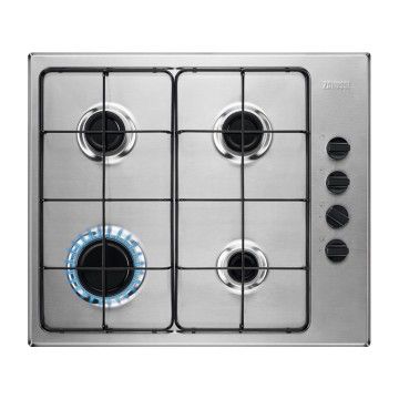 ZANUSSI PLACA 4G 60CM INOX