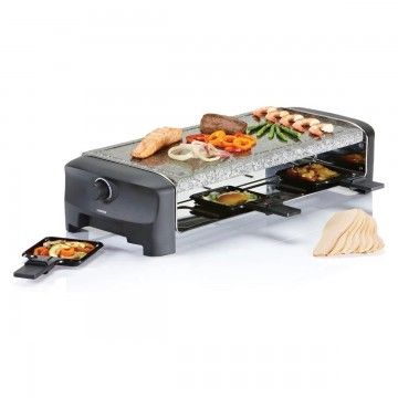 PRINCESS RACLETTE 3EM1 1300W 41X21CM PLACA PEDRA