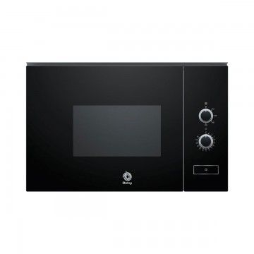 BALAY MICROONDAS INTEG 20LT VIDRO PRETO