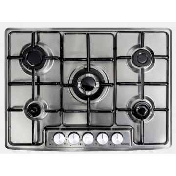 CONFORTEC PLACA 70CM 5GAS INOX