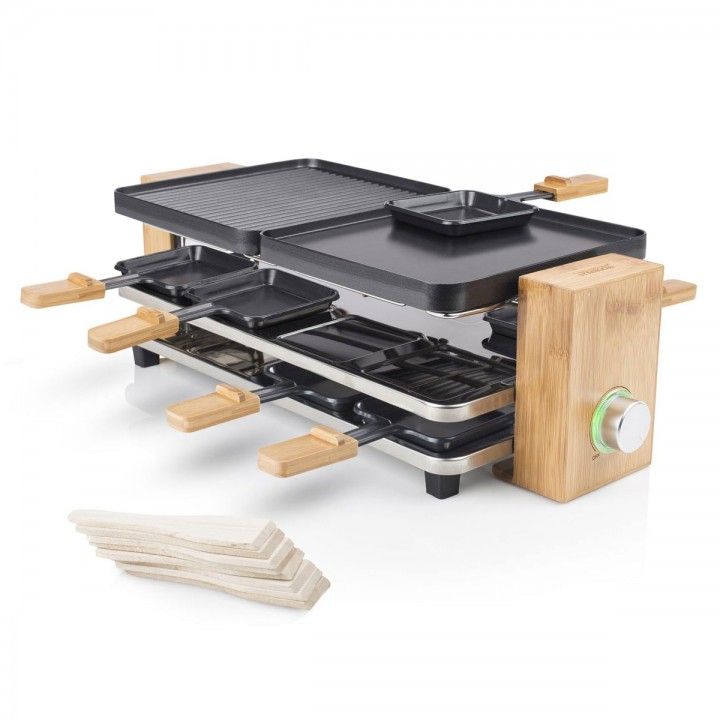 PRINCESS RACLETTE 4 EM 1 1200W 8 PESSOAS 23X41,8CM