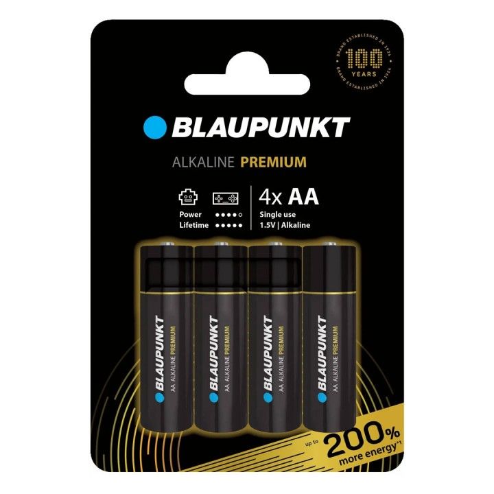 BLAUPUNKT PILHAS ALKALINE PREMIUM 4XAA