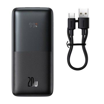 BASEUS POWERBANK 10000mAH 20W PRETO
