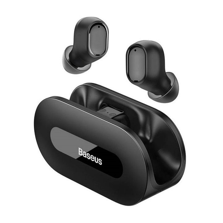 BASEUS AURICULARES WIRELESS BLUETOOTH BLACK