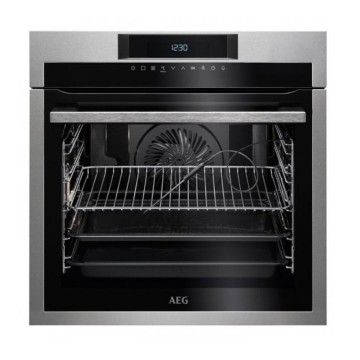 AEG FORNO PIROLITICO 10FUNOES 1NIVEL CALHAS INOX A+