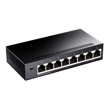 CUDY SWITCH DE MESA 8 PORTAS 10/100/1000 Mbps