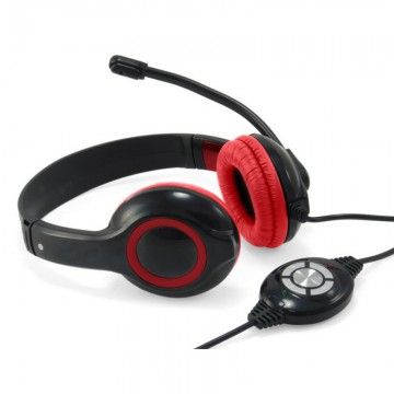 CONCEPTRONIC AUSCULTADORES CABO USB VERMELHO