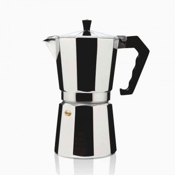 HAEGER CAFETEIRA ALUMINIO ITALIANA 12 CHAVENAS