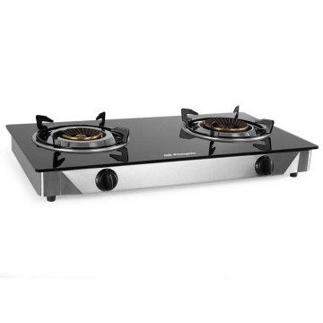 ORBEGOZO FOGAREIRO GAS 2 QUEIMADORES C/COROA TRIPLA INOX