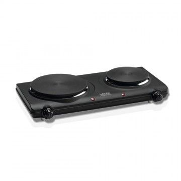 HAEGER PLACA ELETRICO 2 DISCOS 2250W PRETO
