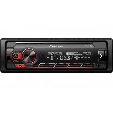 PIONEER AUTO RADIO RDS BLUETOOTH USB AUX ILUM VERMELHA