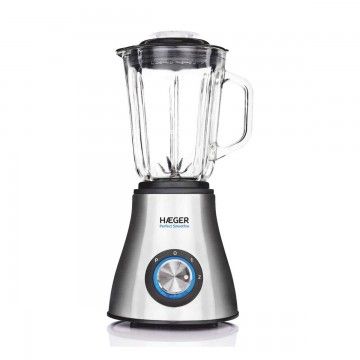 HAEGER LIQUIDIFICADORA 600W JARRA VIDRO 1,5LT 2VELOC+TURBO