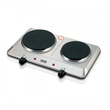 HAEGER PLACA ELETRICA 2 BOCAS 2250W INOX