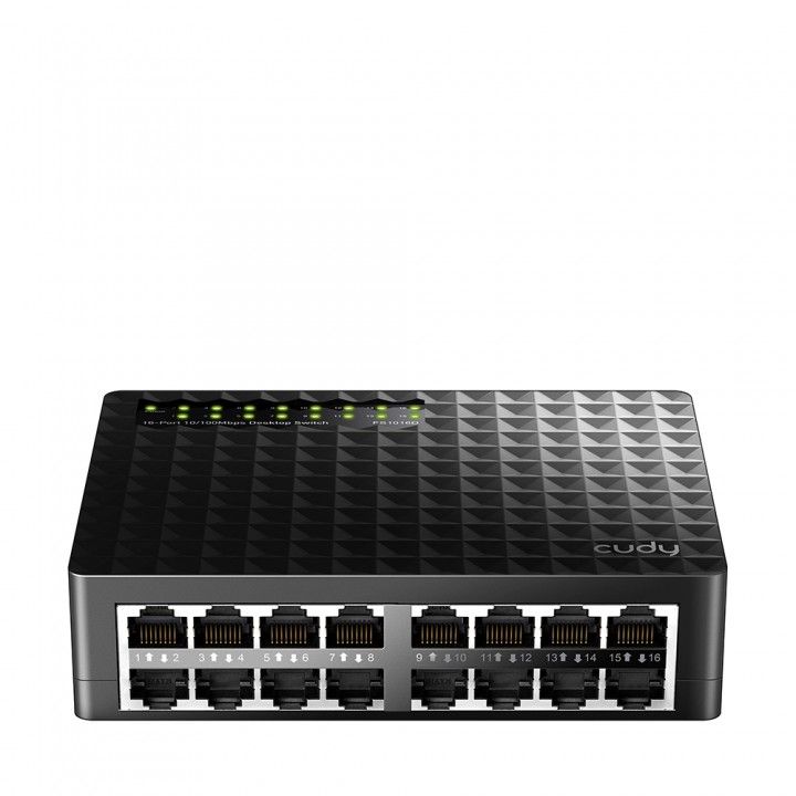 CUDY SWITCH DE MESA 16 PORTAS 10/100 Mbps
