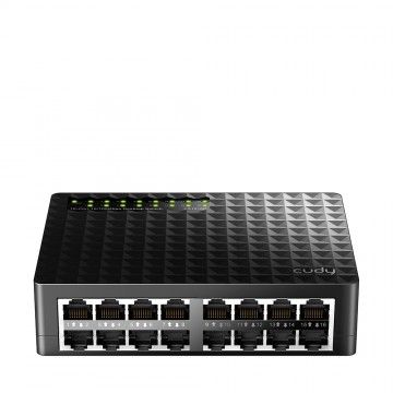CUDY SWITCH DE MESA 16 PORTAS 10/100 Mbps