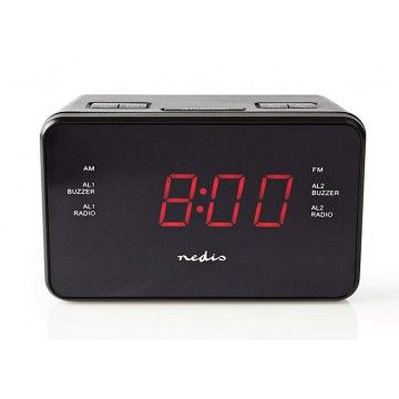 NEDIS RADIO RELOGIO DESPERTADOR 0.9" DISPLAY LED